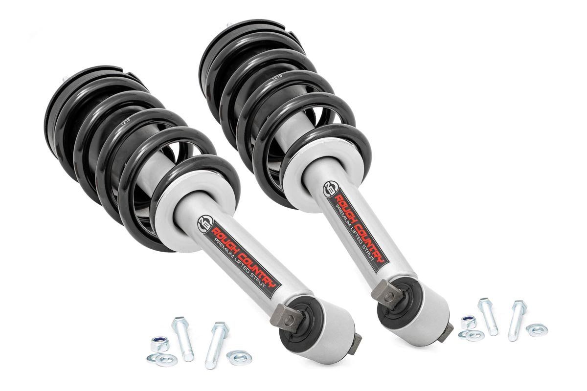 Rough Country Loaded Strut Pair | 3.5 Inch | Chevy/GMC Sierra 1500 (19-26)/Silverado 1500 (19-26)