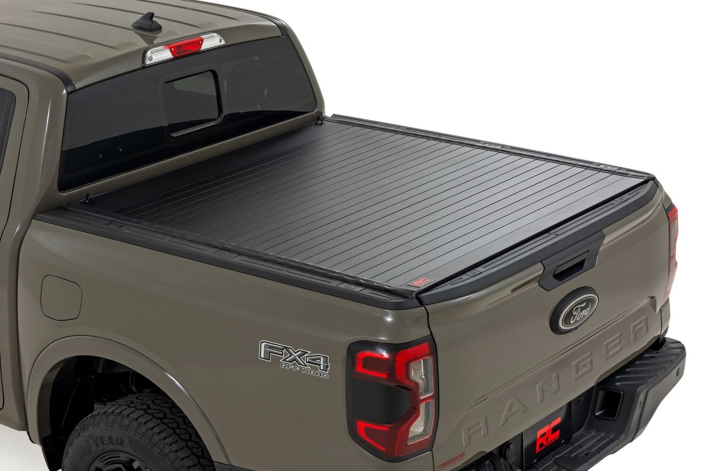 Rough Country Hard Roll Up Bed Cover | 5' Bed | Ford Ranger 2WD/4WD (2024-2025)