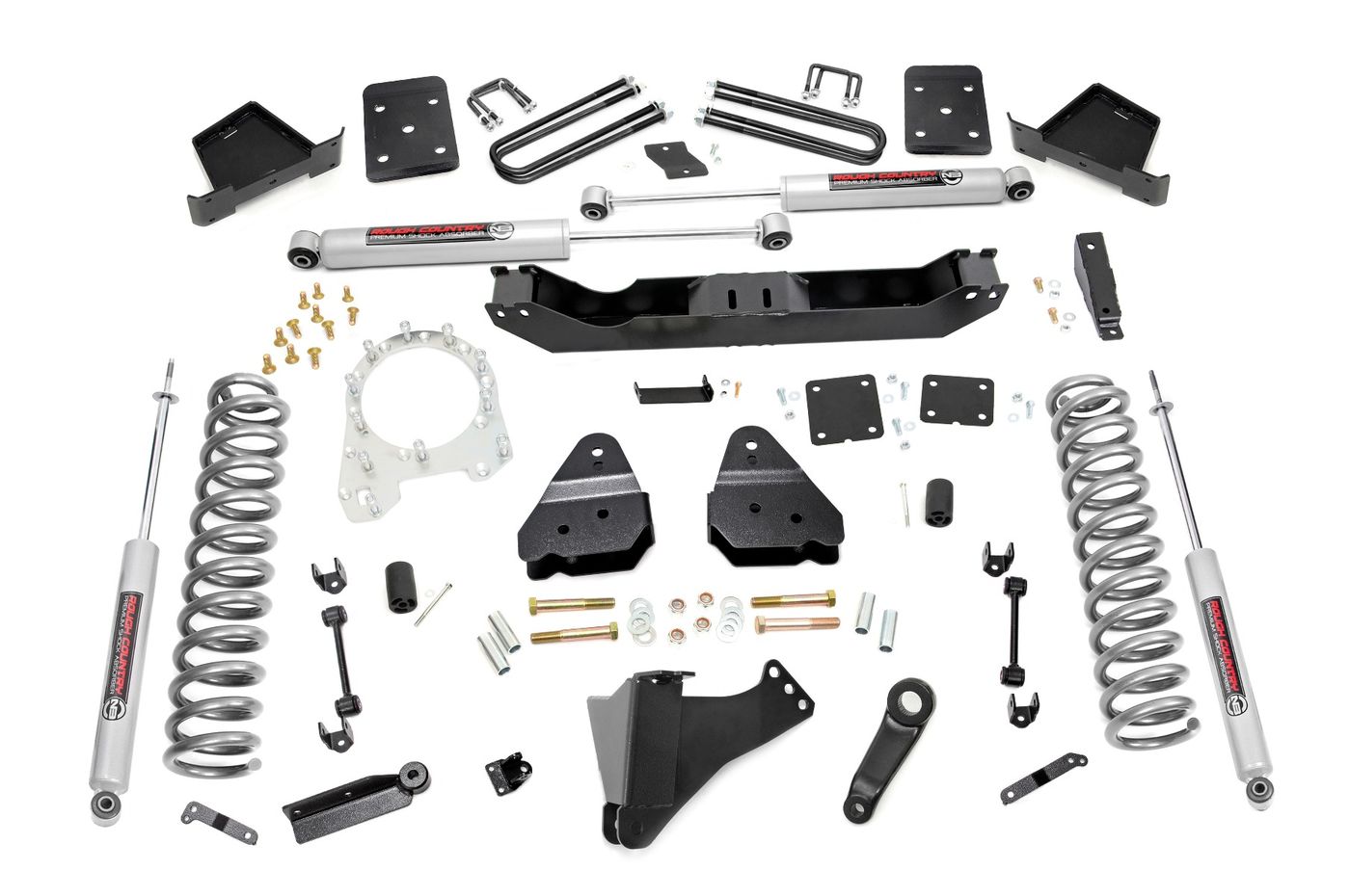 Rough Country 6 Inch Lift Kit | Diesel | OVLD | Ford F-250/F-350 Super Duty 4WD (2017-2022)