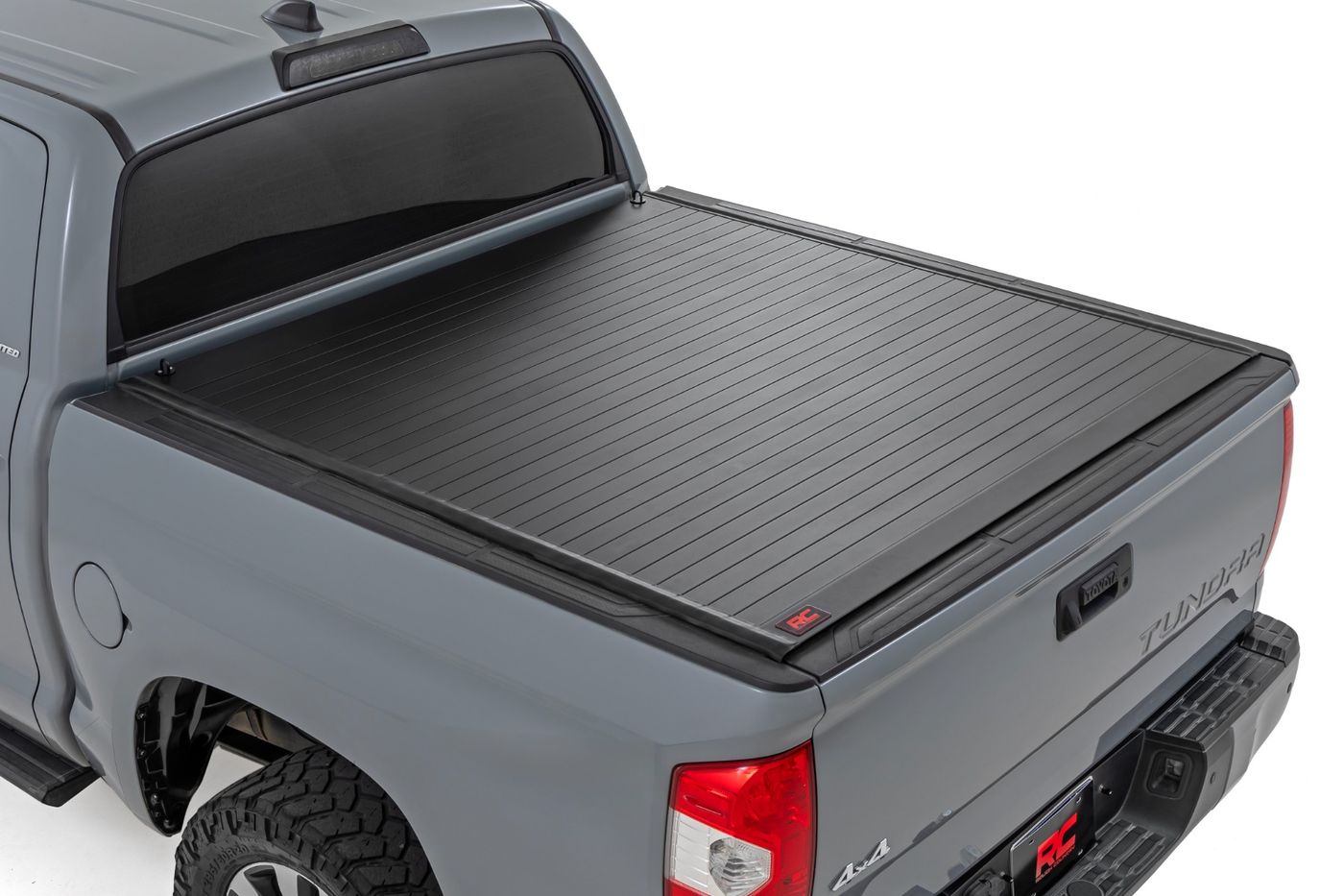 Rough Country Hard Roll Up Bed Cover | 5'7" Bed | Toyota Tundra 2WD/4WD (2007-2021)