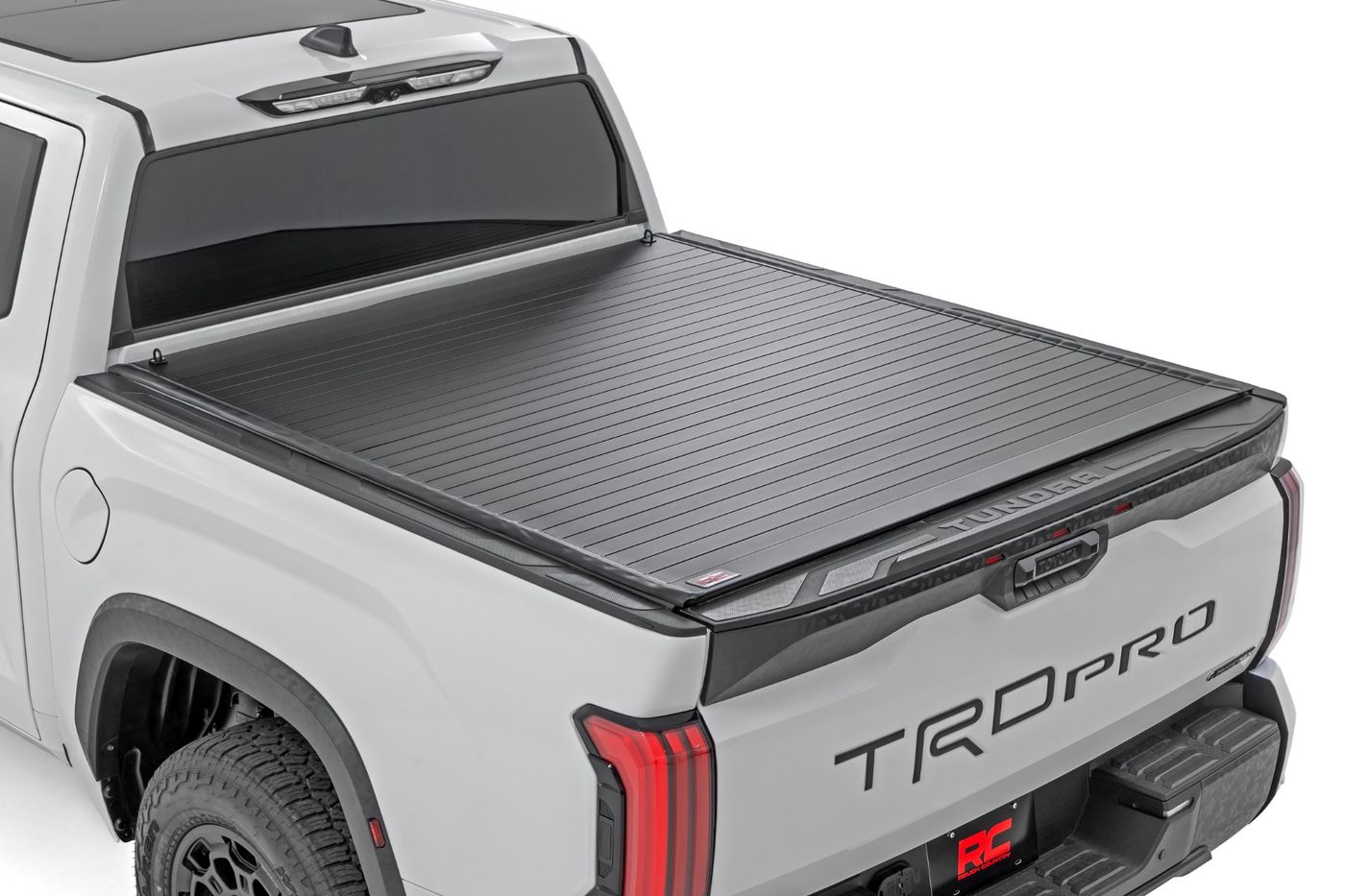 Rough Country Hard Roll Up Bed Cover | 5'7" Bed | Toyota Tundra 2WD/4WD (2022-2026)