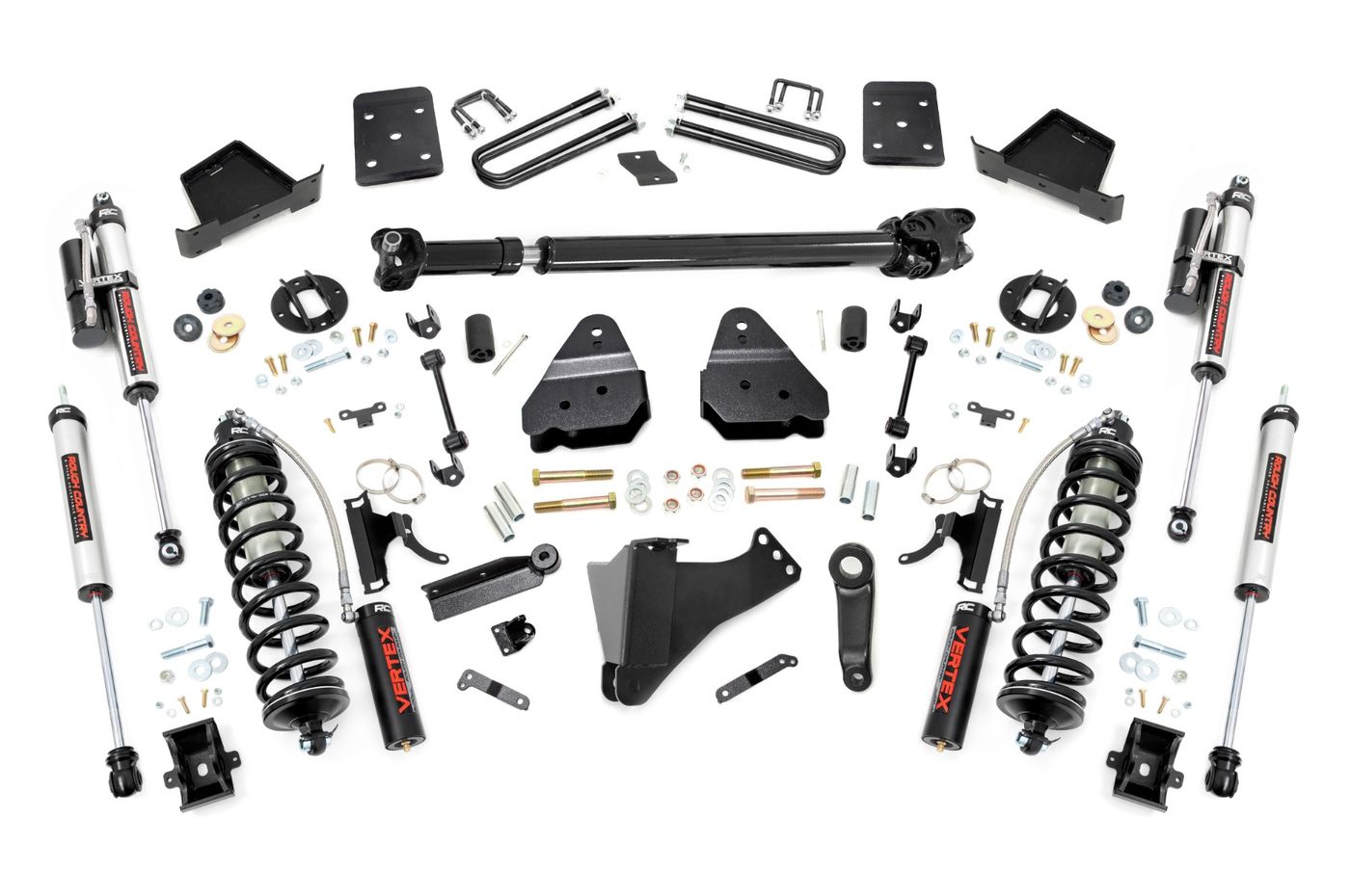 Rough Country 4.5 Inch Lift Kit | FR D/S | C/O Vertex | Ford F-250/F-350 Super Duty (17-22)