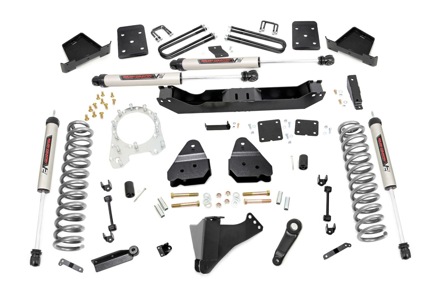 Rough Country 4.5 Inch Lift Kit | V2 Shocks | Ford F-250/F-350 Super Duty 4WD (2017-2022)