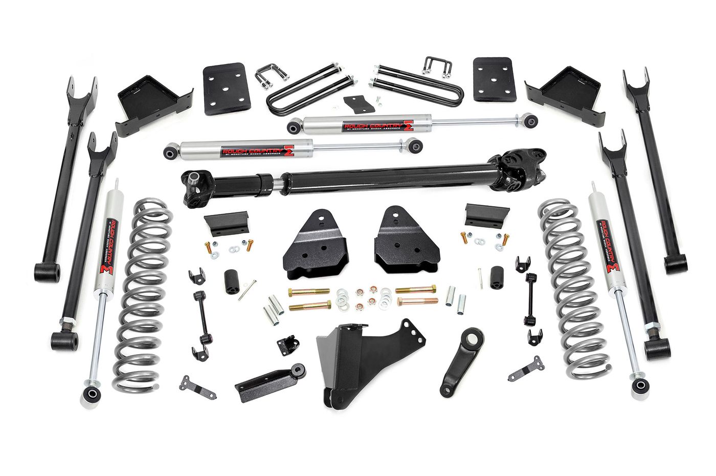 Rough Country 6 Inch Lift Kit | Diesel | 4 Link | M1 | Ford F-250/F-350 Super Duty (17-22)