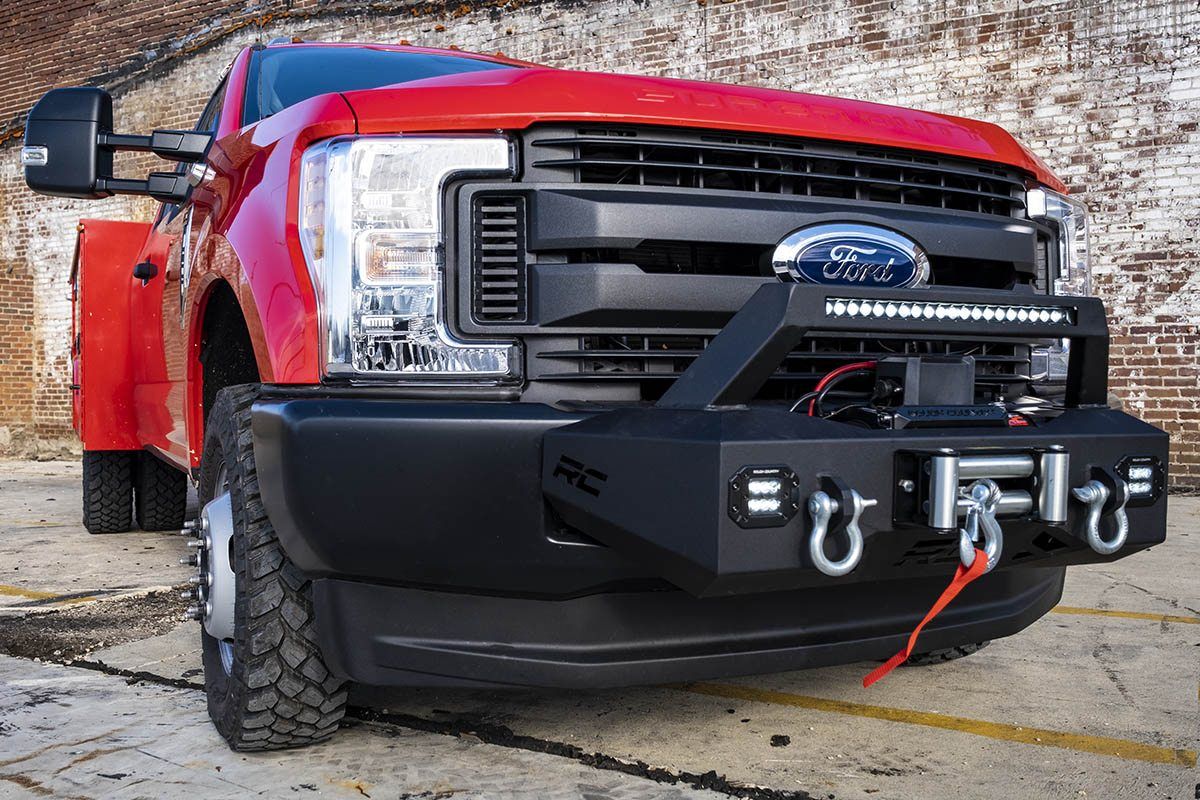 Rough Country EXO Winch Mount Kit | Ford F-250/F-350 Super Duty 2WD/4WD (2017-2020)
