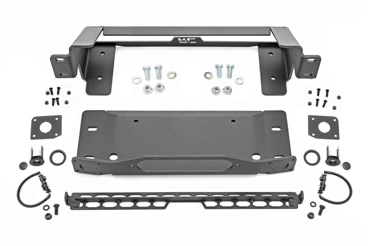 Rough Country High Winch Mount | All Models | Ford Bronco 4WD (2021-2026)