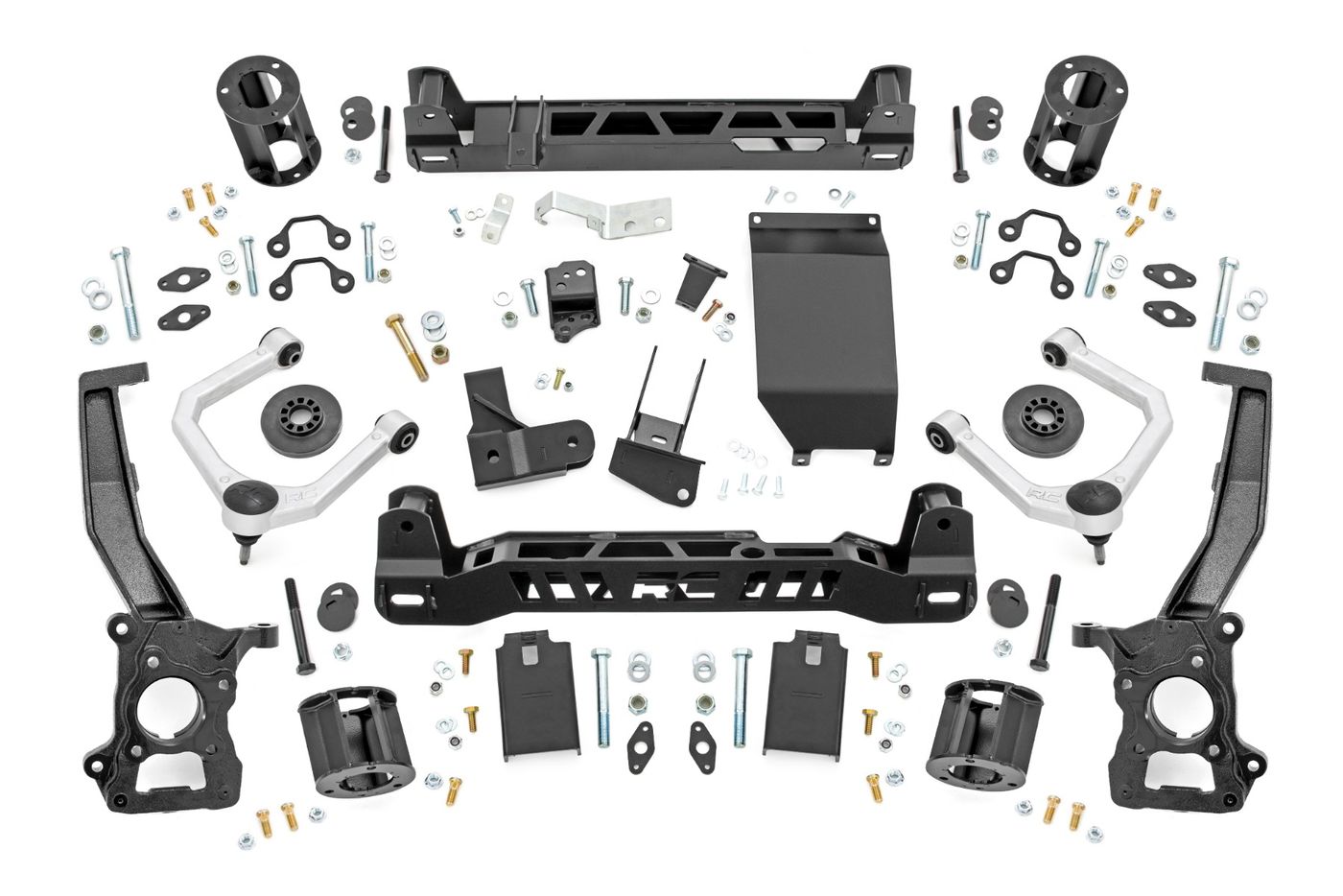 Rough Country 7 Inch Lift Kit | 4-Door Base | Ford Bronco 4WD (2021-2026)