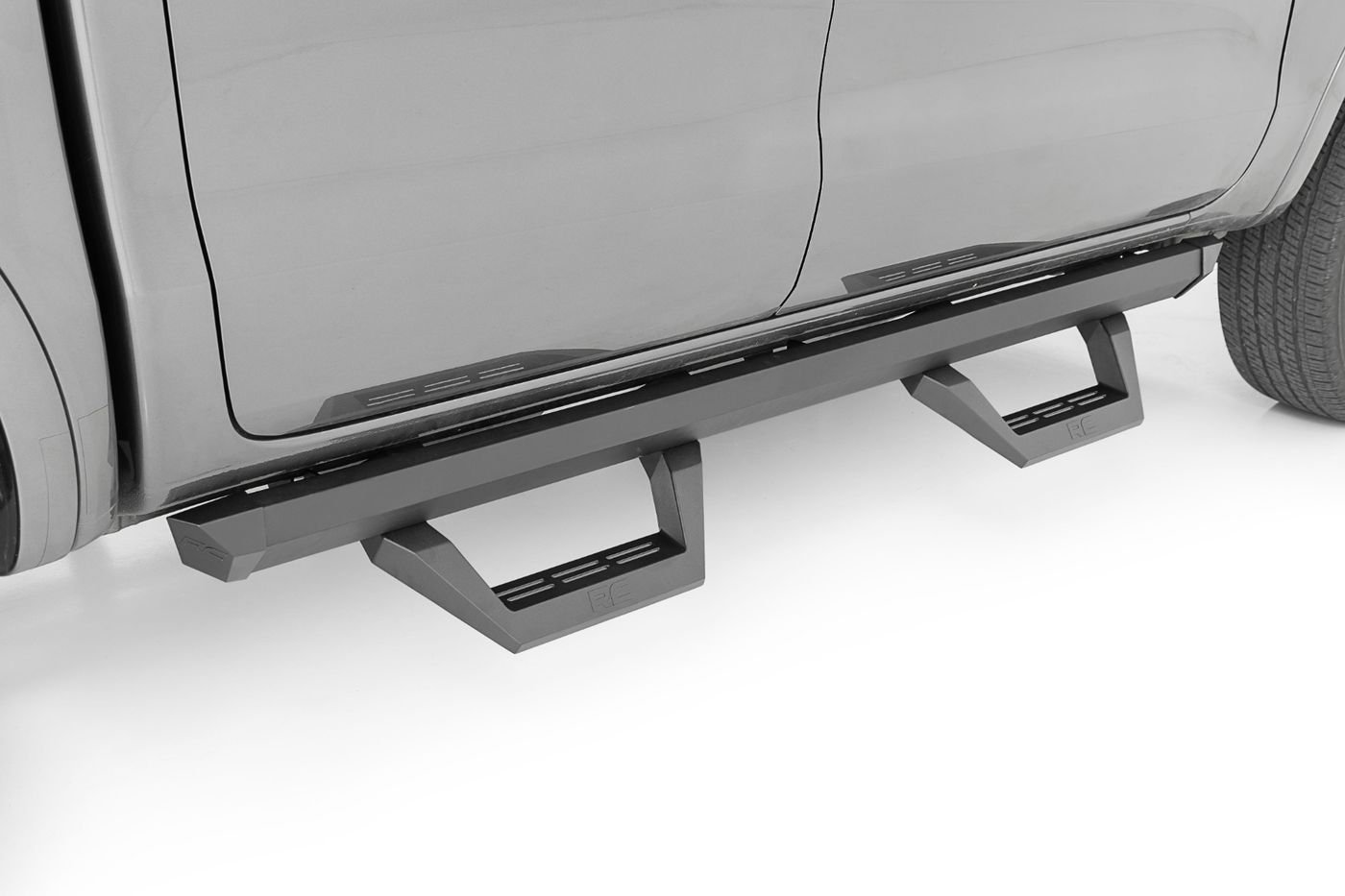Rough Country SRX2 Adjustable Aluminum Steps | Ford Ranger 2WD/4WD (2019-2026)