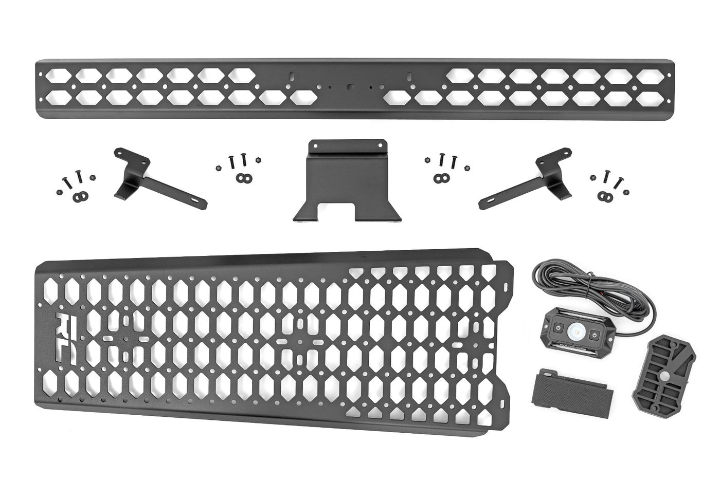 Rough Country Molle Mounting Panel w/ LED Dome Light | Overhead | Ford Bronco 4WD (21-26)