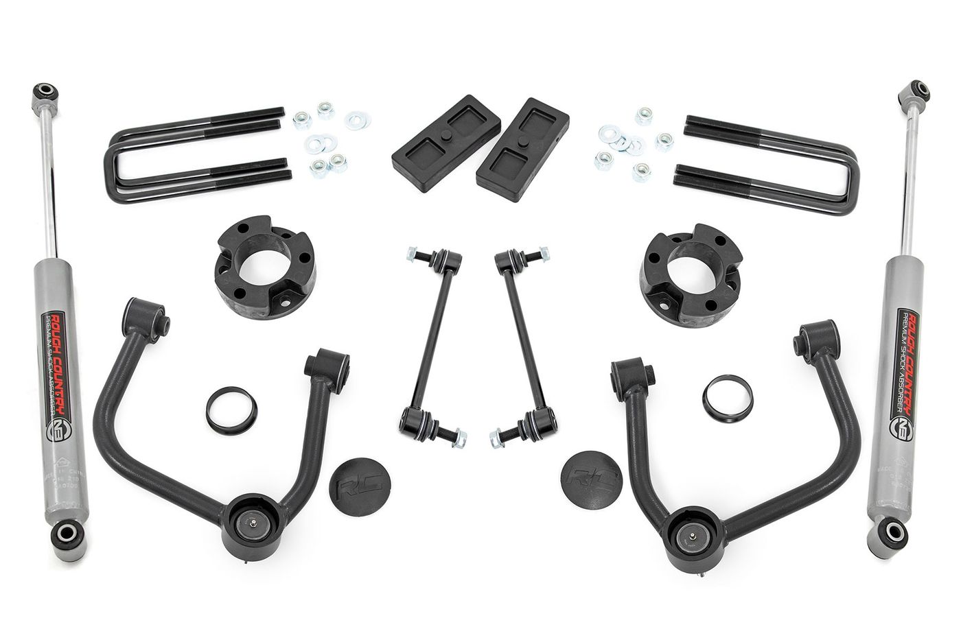 Rough Country 3.5 Inch Lift Kit | Ford Ranger 4WD (2024-2026)