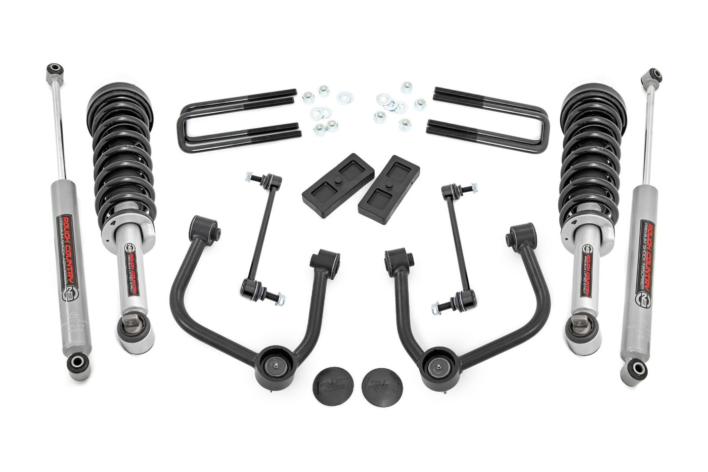 Rough Country 3 Inch Lift Kit | N3 Struts | Ford Ranger 4WD (2024-2026)