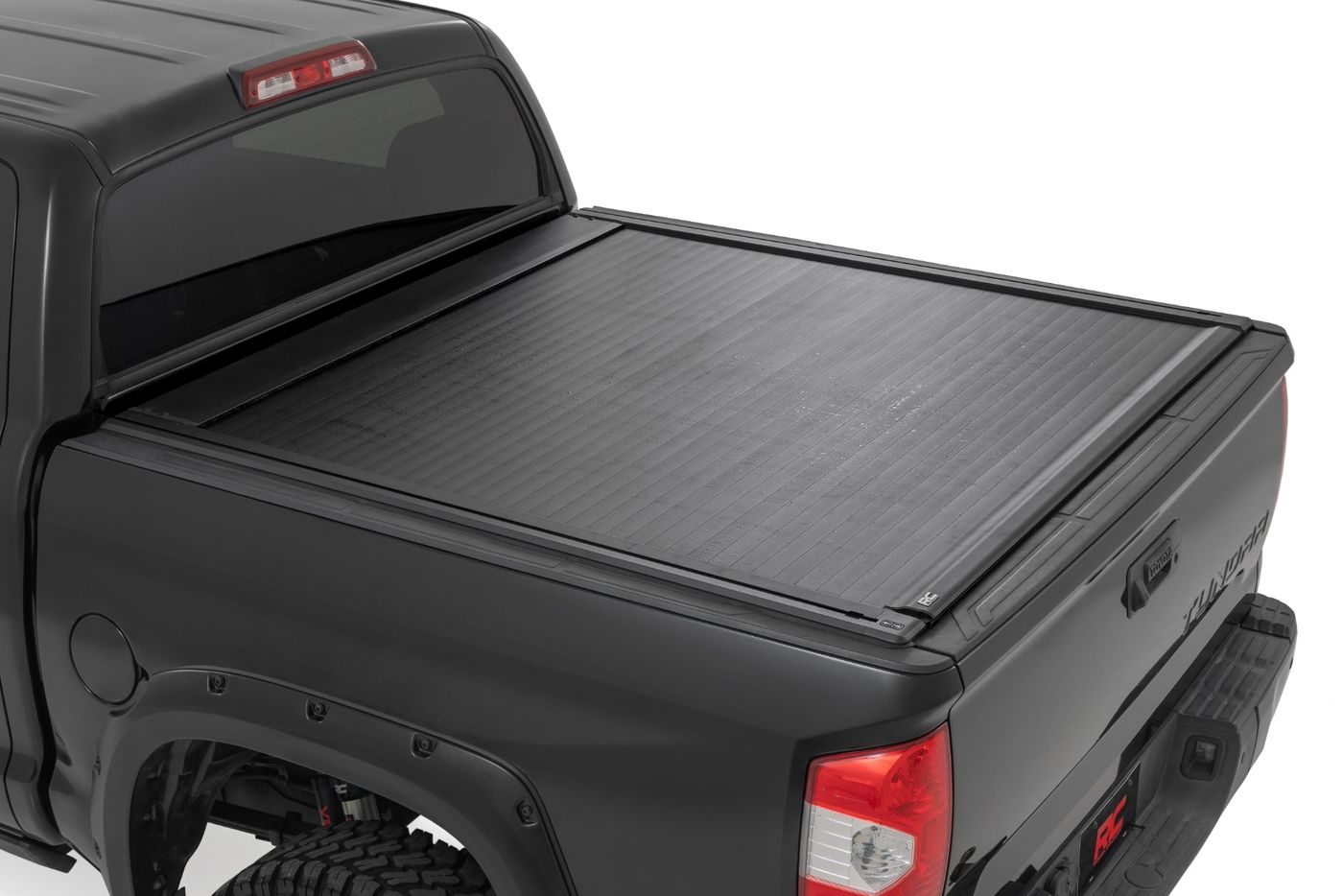 Rough Country Powered Retractable Bed Cover | 5'7" Bed | Toyota Tundra (07-21)