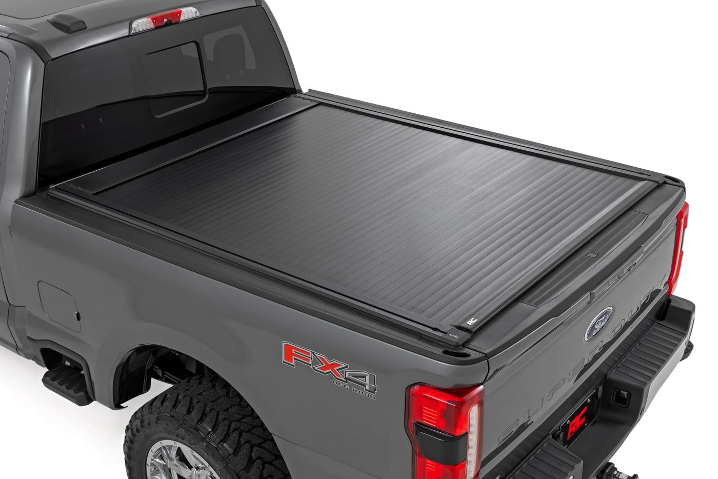 Rough Country Powered Retractable Bed Cover | 6'10" Bed | Ford F-250/F-350 Super Duty (17-26)