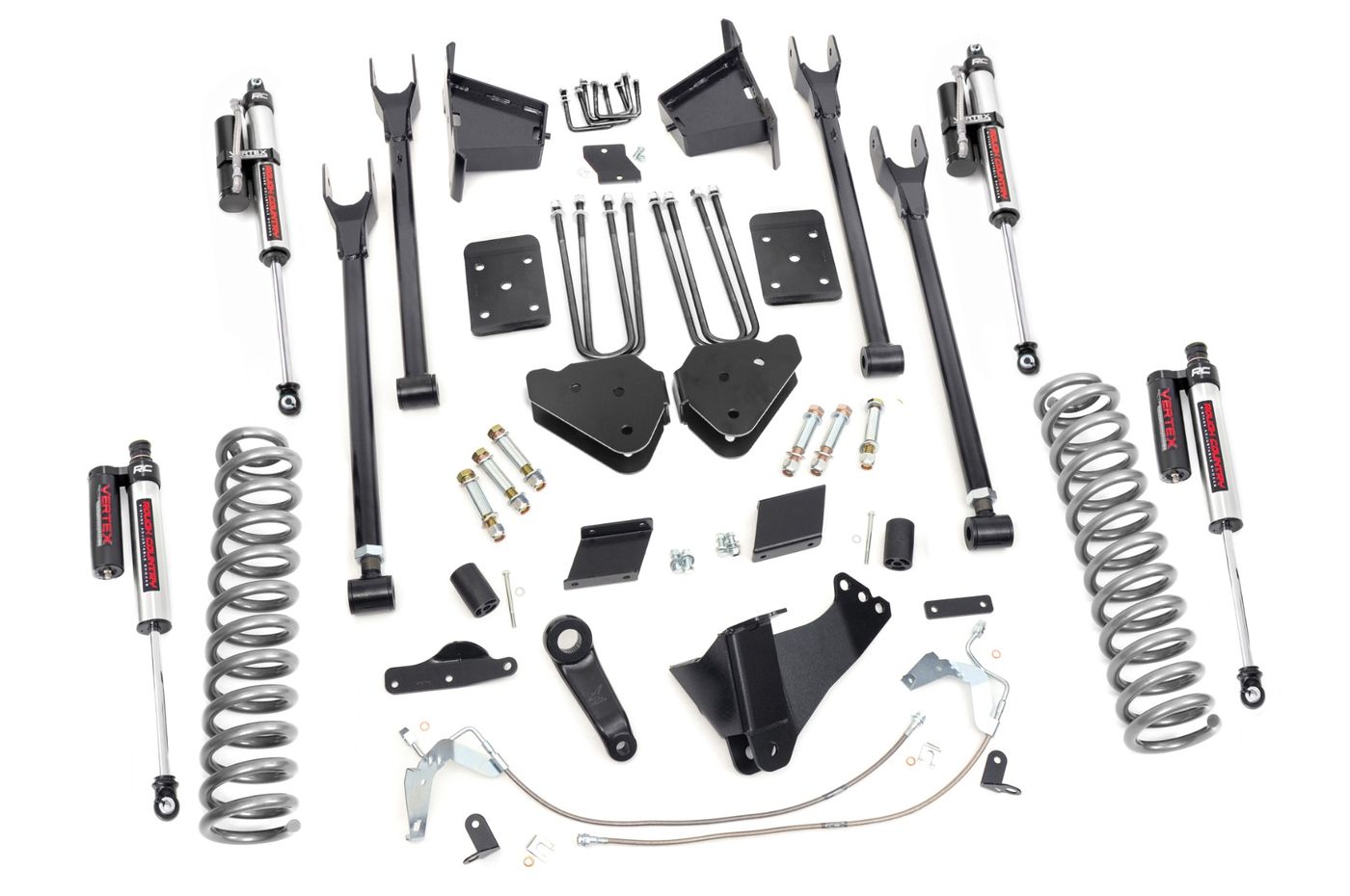 Rough Country 6 Inch Lift Kit | 4-Link | No OVLD | Vertex | Ford F-250 Super Duty (11-14)