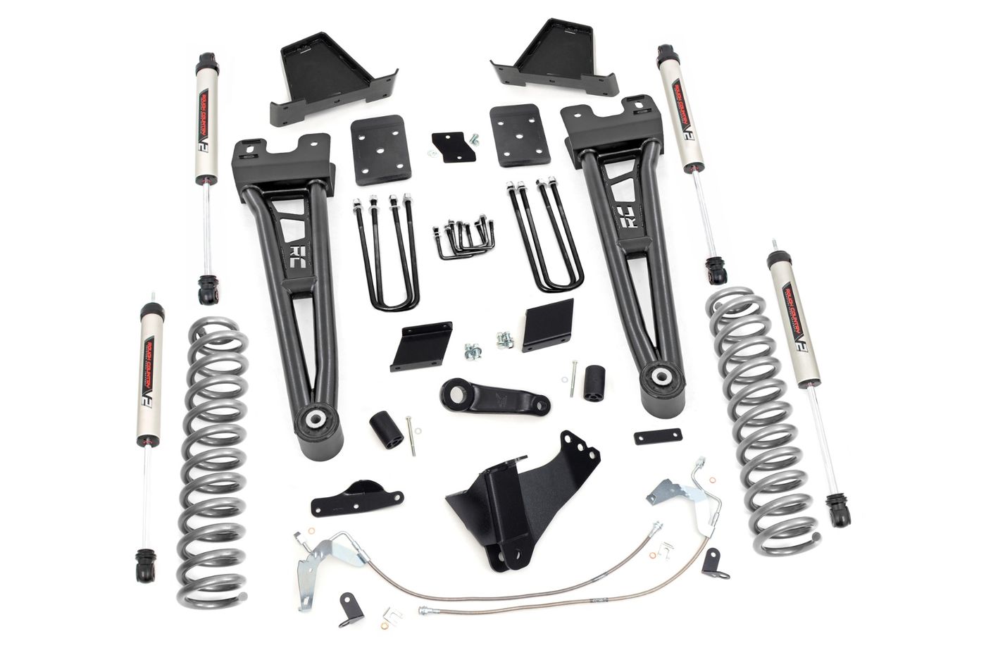 Rough Country 6 Inch Lift Kit | Diesel | Radius Arm | OVLD | V2 | Ford F-250 Super Duty (15-16)