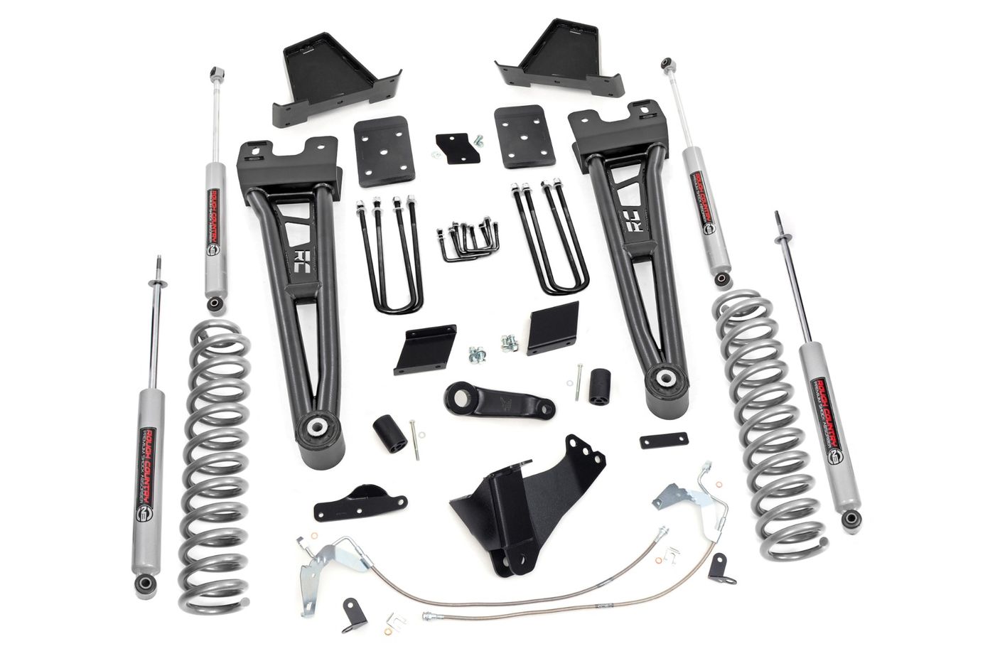 Rough Country 6 Inch Lift Kit | Diesel | Radius Arm | No OVLD | Ford F-250 Super Duty (15-16)