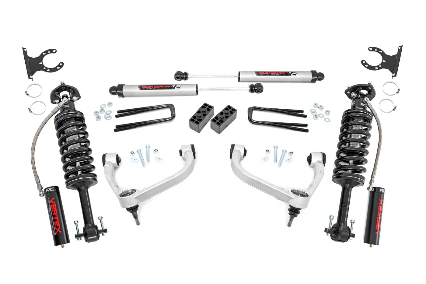 Rough Country 3 Inch Lift Kit | UCAs | Vertex/V2 | Ford F-150 4WD (2014-2020)