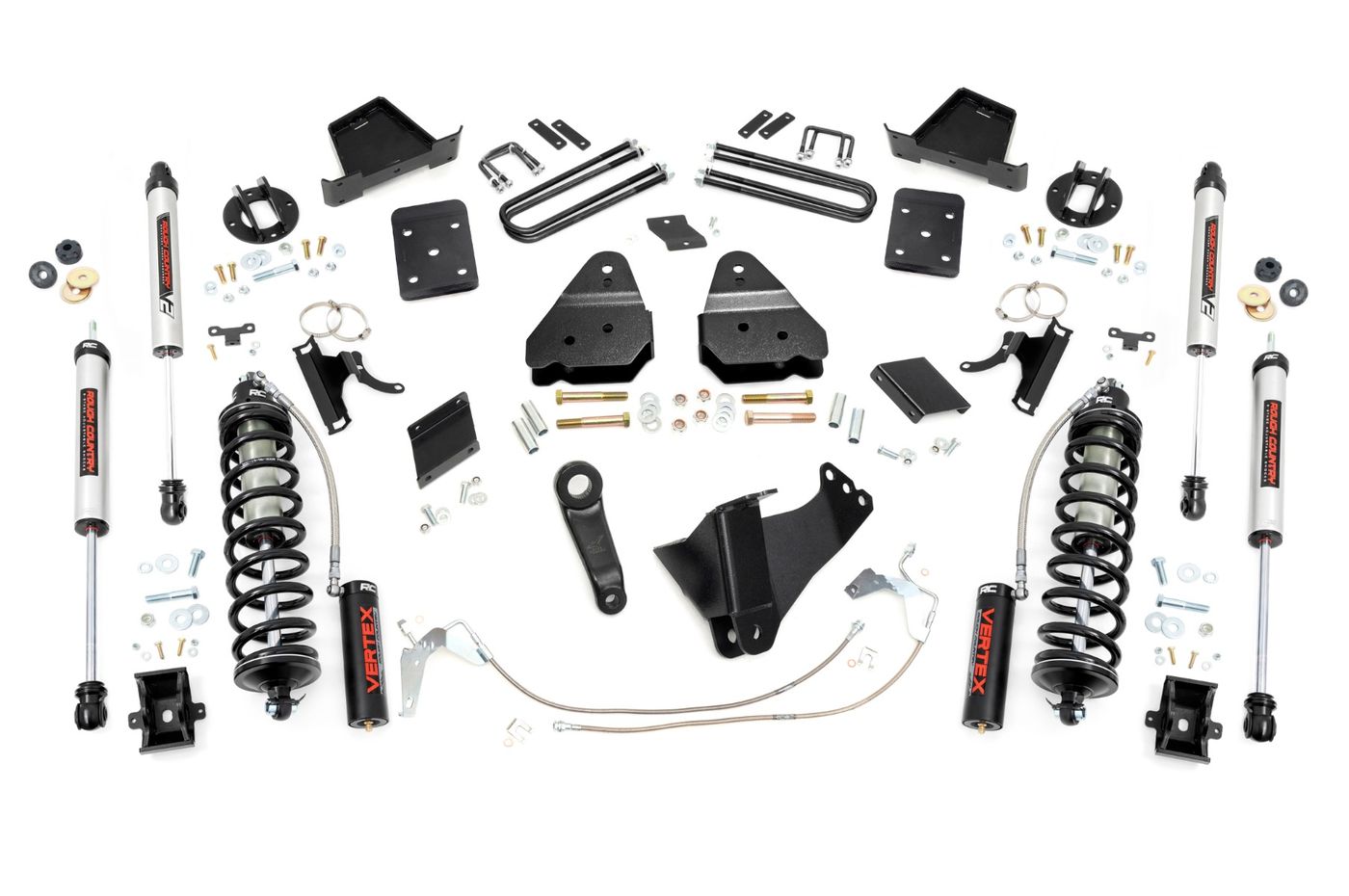 Rough Country 6 Inch Lift Kit | Gas | OVLD | C/O V2 | Ford F-250 Super Duty (15-16)