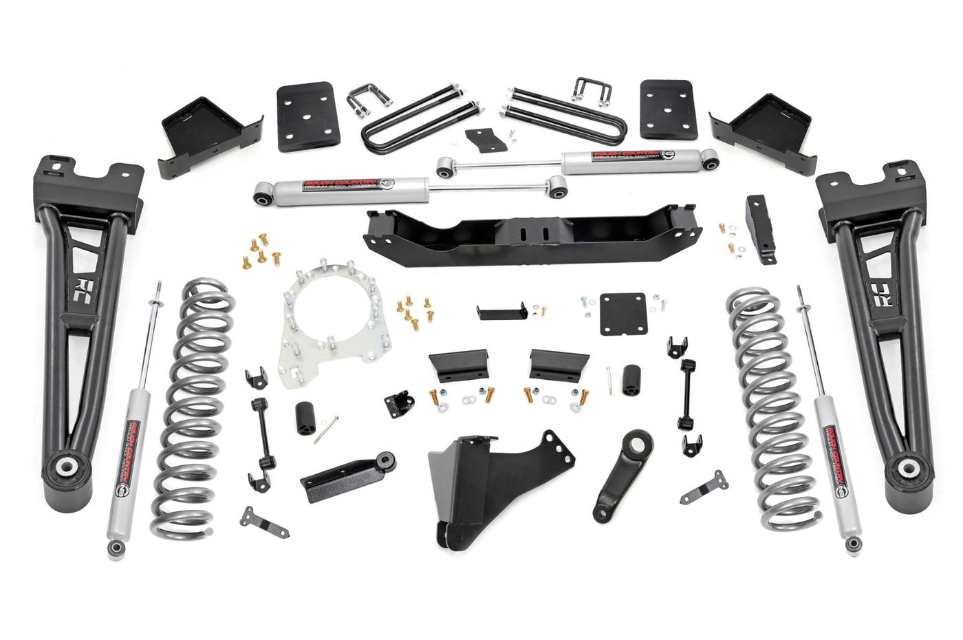 Rough Country 6 Inch Lift Kit | R/A | No OVLD | Ford F-250/F-350 Super Duty 4WD (2017-2022)