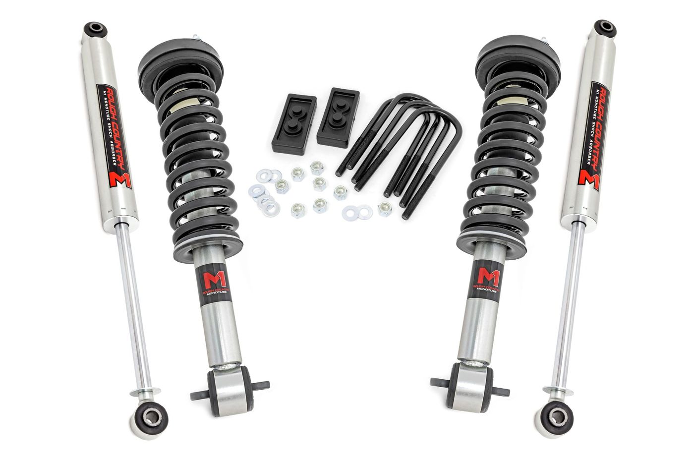 Rough Country 2 Inch Lift Kit | M1 Struts/M1 | Ford F-150 4WD (2021-2026)