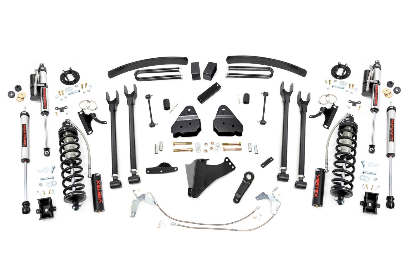 Rough Country 6 Inch Lift Kit | Gas | 4 Link | C/O Vertex | Ford F-250/F-350 Super Duty (08-10)