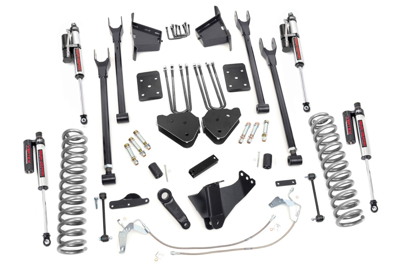 Rough Country 8 Inch Lift Kit | 4 Link | Vertex | Ford F-250/F-350 Super Duty 4WD (08-10)