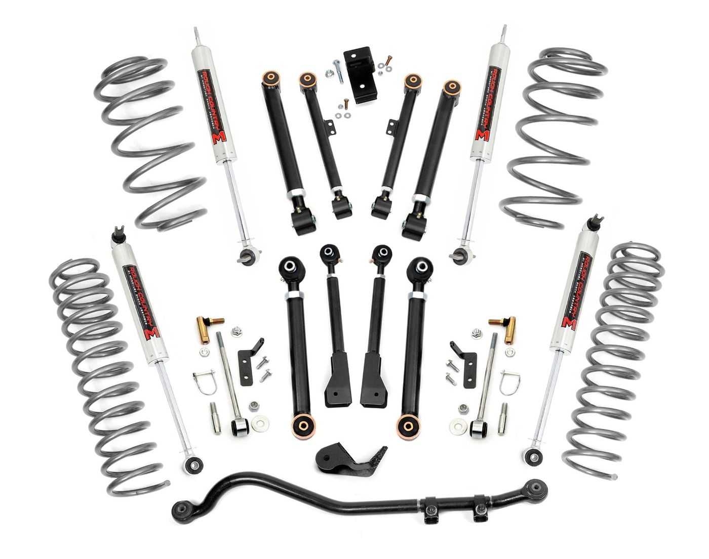 Rough Country 2.5 Inch Lift Kit | X-Series | M1 | Jeep Wrangler TJ (97-06)/Wrangler Unlimited (04-06)