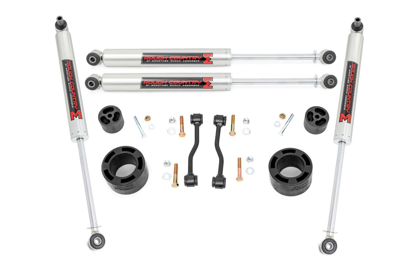 Rough Country 2.5 Inch Leveling Kit | Spacers | M1 | Jeep Gladiator JT 4WD (2024-2026)