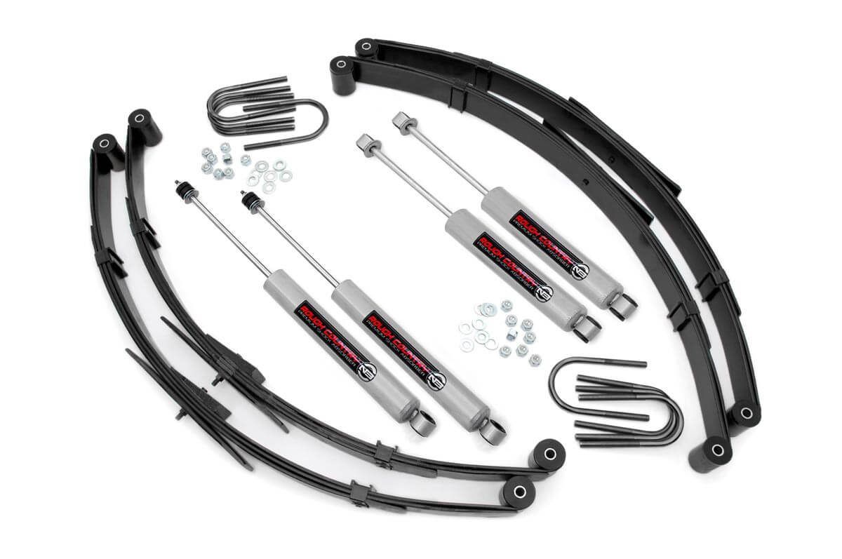 Rough Country 2.5 Inch Lift Kit | Jeep Wrangler YJ 4WD (1987-1995)