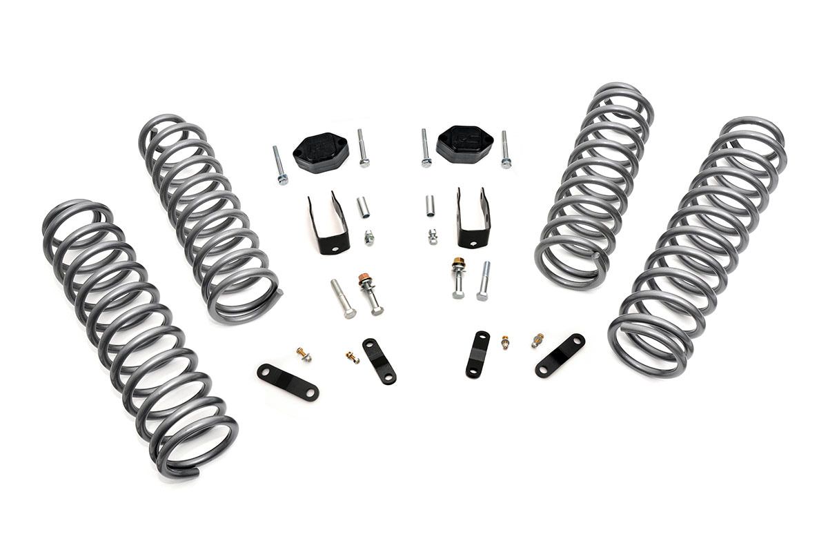 Rough Country 2.5 Inch Lift Kit | Coils | No Shocks | Jeep Wrangler JK 4WD (2007-2018)