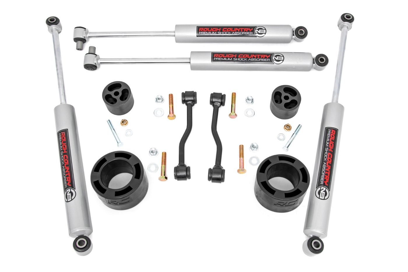 Rough Country 2.5 Inch Leveling Kit | Spacers | N3 | Jeep Gladiator JT 4WD (2020-2023)