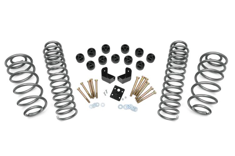 Rough Country 3.75 Inch Lift Kit | Combo | 6 Cyl | Jeep Wrangler TJ (97-06)/Wrangler Unlimited (04-06)