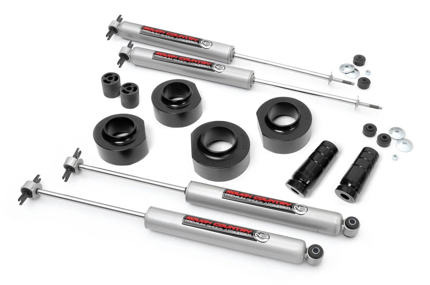 Rough Country 1.5 Inch Lift Kit | N3 | Jeep Wrangler TJ (97-06)/Wrangler Unlimited (04-06)