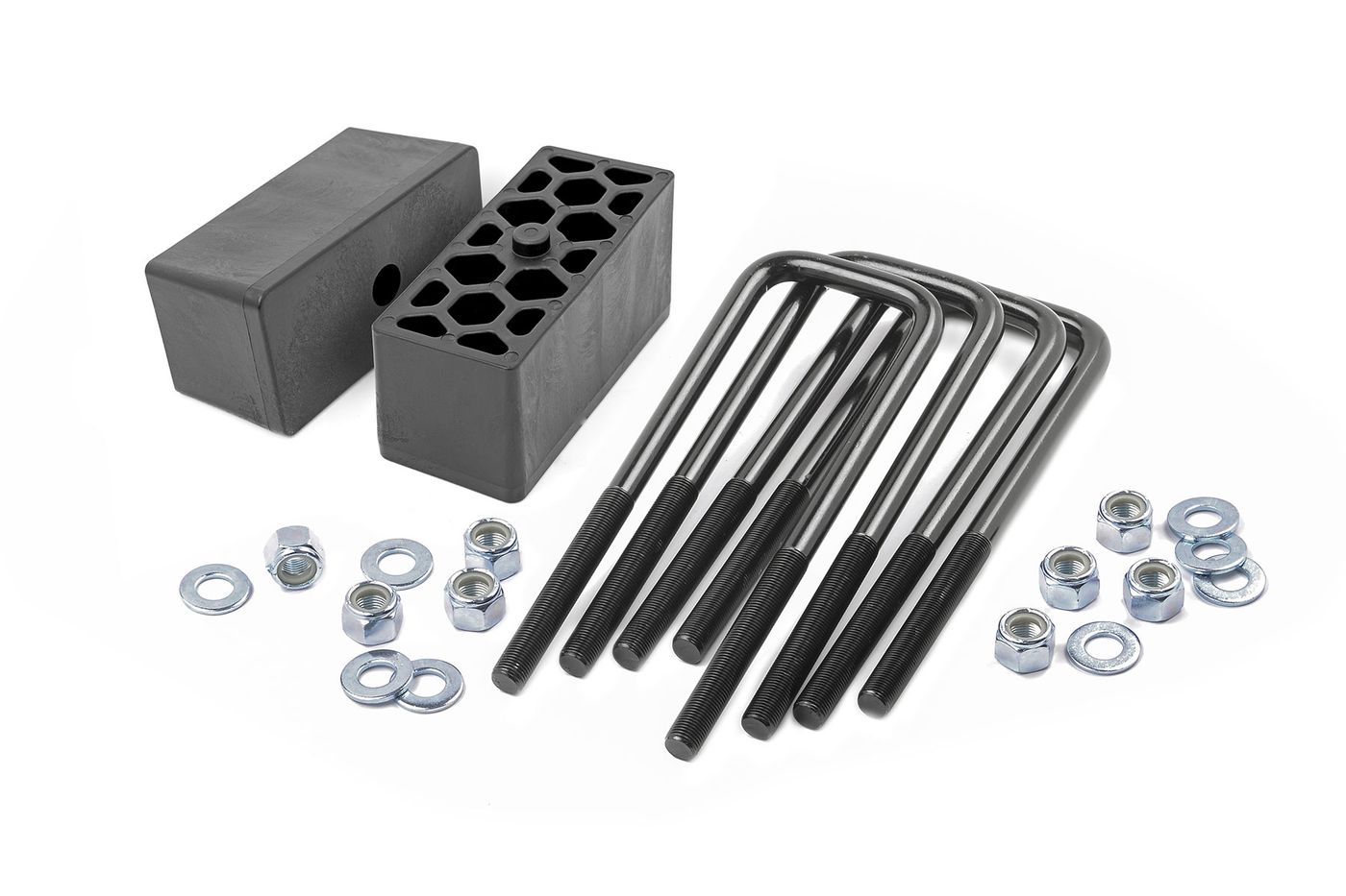 Rough Country 2.5 Inch Block & U-Bolt Kit | Chevy/GMC 1500 (99-25)