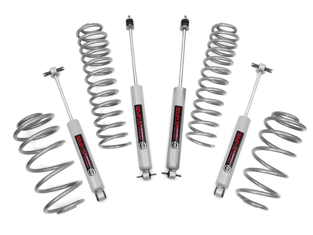 Rough Country 2.5 Inch Lift Kit | 6 Cyl | N3 | Jeep Wrangler TJ (97-06)/Wrangler Unlimited (04-06)