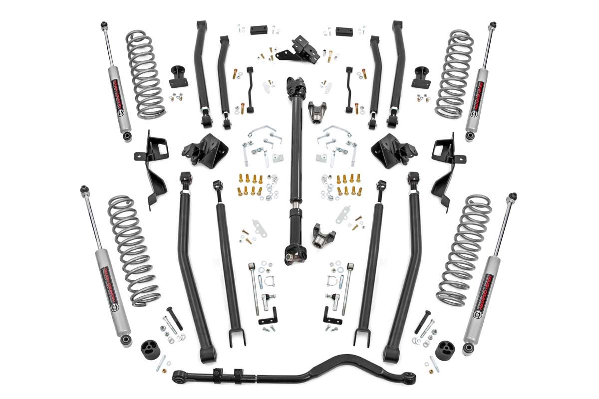 Rough Country 6 Inch Lift Kit | Long Arm | Jeep Wrangler Unlimited 4WD (2018-2023)