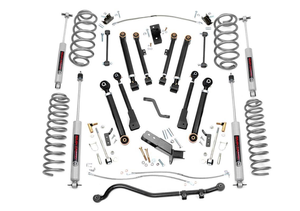 Rough Country 6 Inch Lift Kit | X-Series | Jeep Wrangler TJ (97-06)/Wrangler Unlimited (04-06)