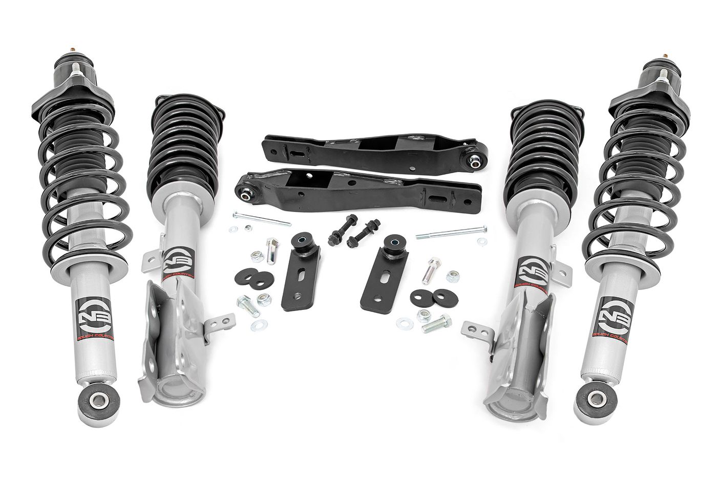 Rough Country 2 Inch Lift Kit | N3 Struts | Jeep Compass (07-16)/Patriot (10-17)