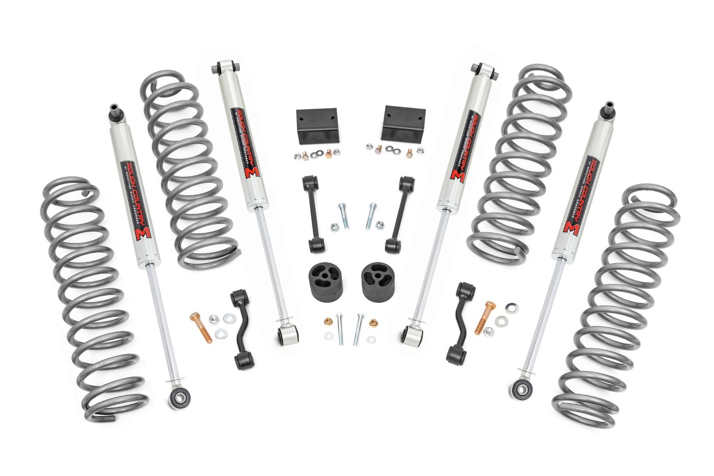 Rough Country 2.5 Inch Lift Kit | Coils | M1 | Jeep Wrangler Unlimited 4WD (2018-2023)