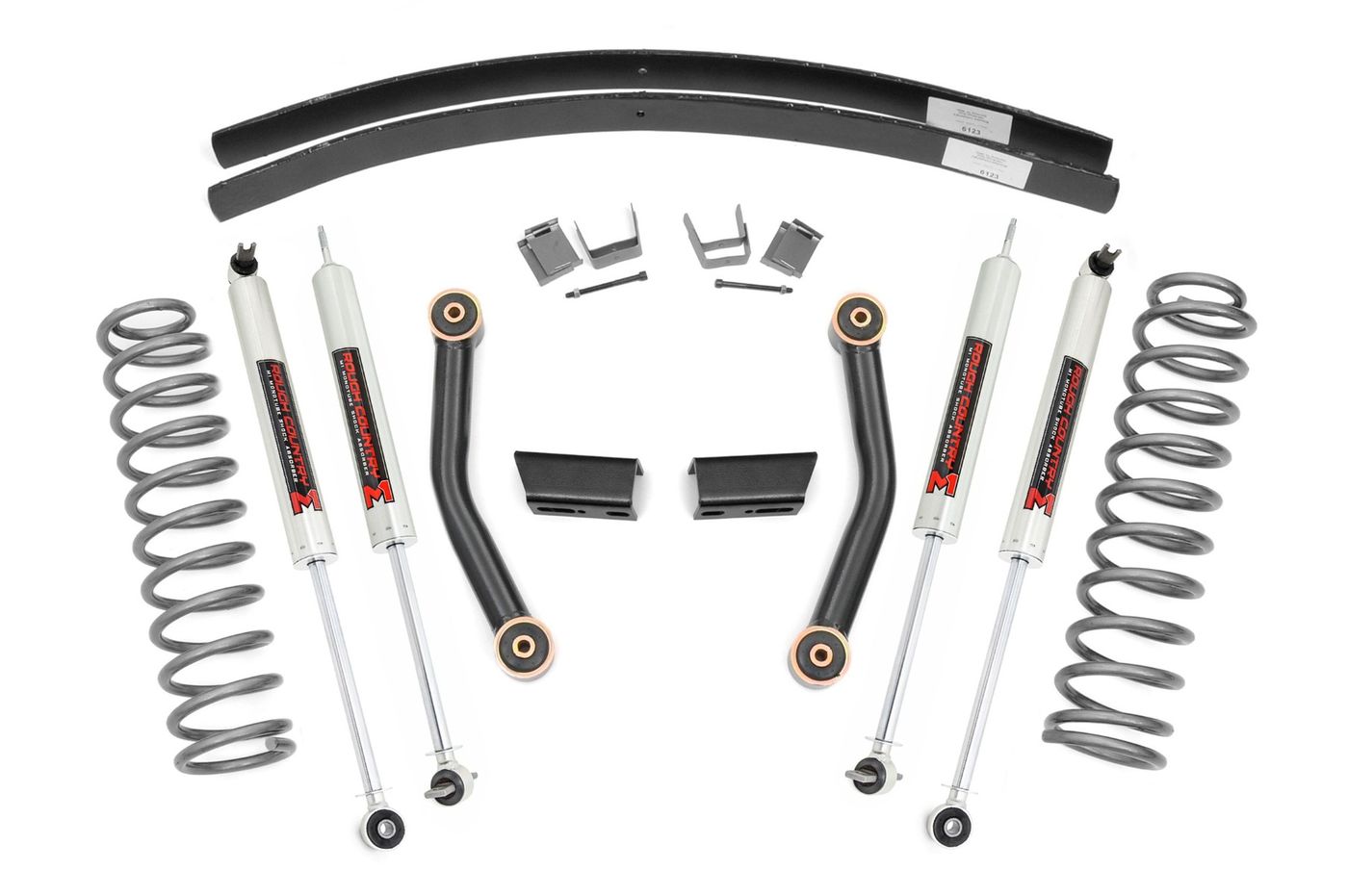 Rough Country 3 Inch Lift Kit | SII | RR AAL | M1 | Jeep Cherokee XJ 2WD/4WD (1984-2001)