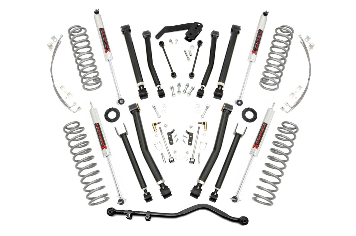 Rough Country 4 Inch Lift Kit | X-Series | M1 | Jeep Wrangler Unlimited 2WD/4WD (2007-2018)