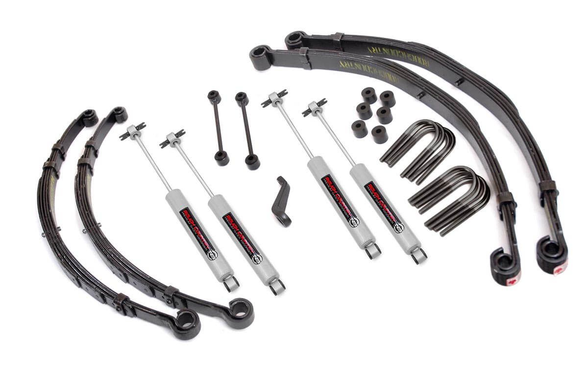 Rough Country 4 Inch Lift Kit | Jeep CJ5/CJ7 7 4WD (1976-1981)
