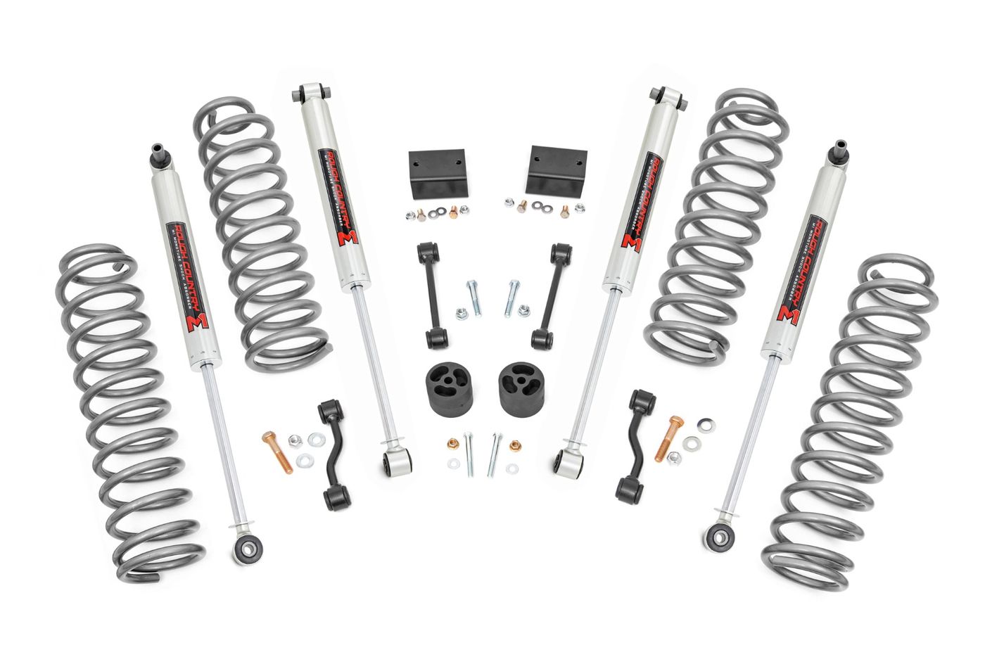 Rough Country 2.5 Inch Lift Kit | Coils | M1 | Jeep Wrangler Unlimited 4WD (2018-2023)