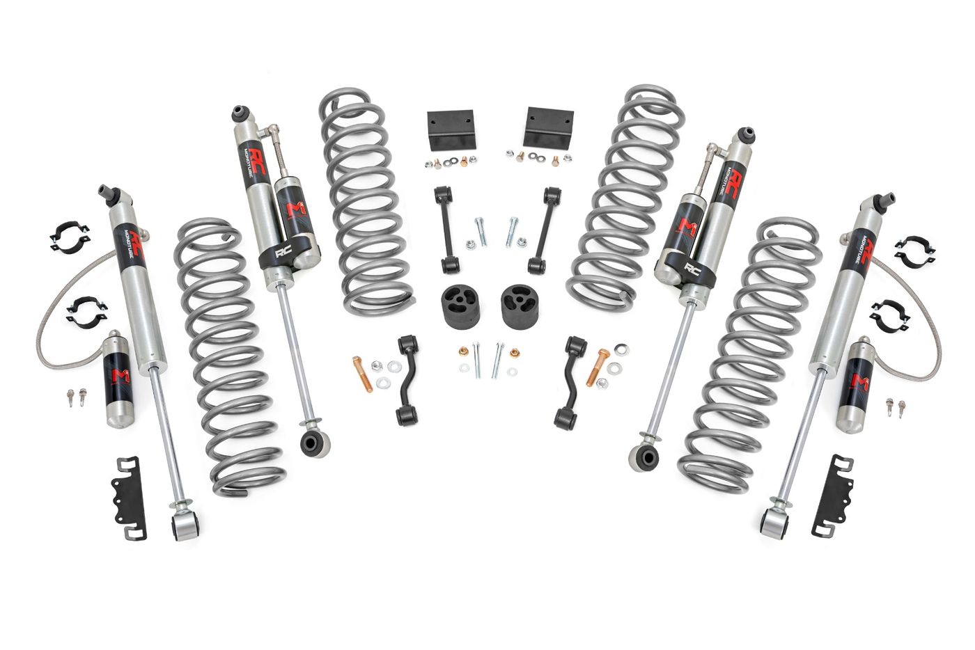 Rough Country 2.5 Inch Lift Kit | Coils | M1R | Jeep Wrangler Unlimited 4WD (2018-2023)