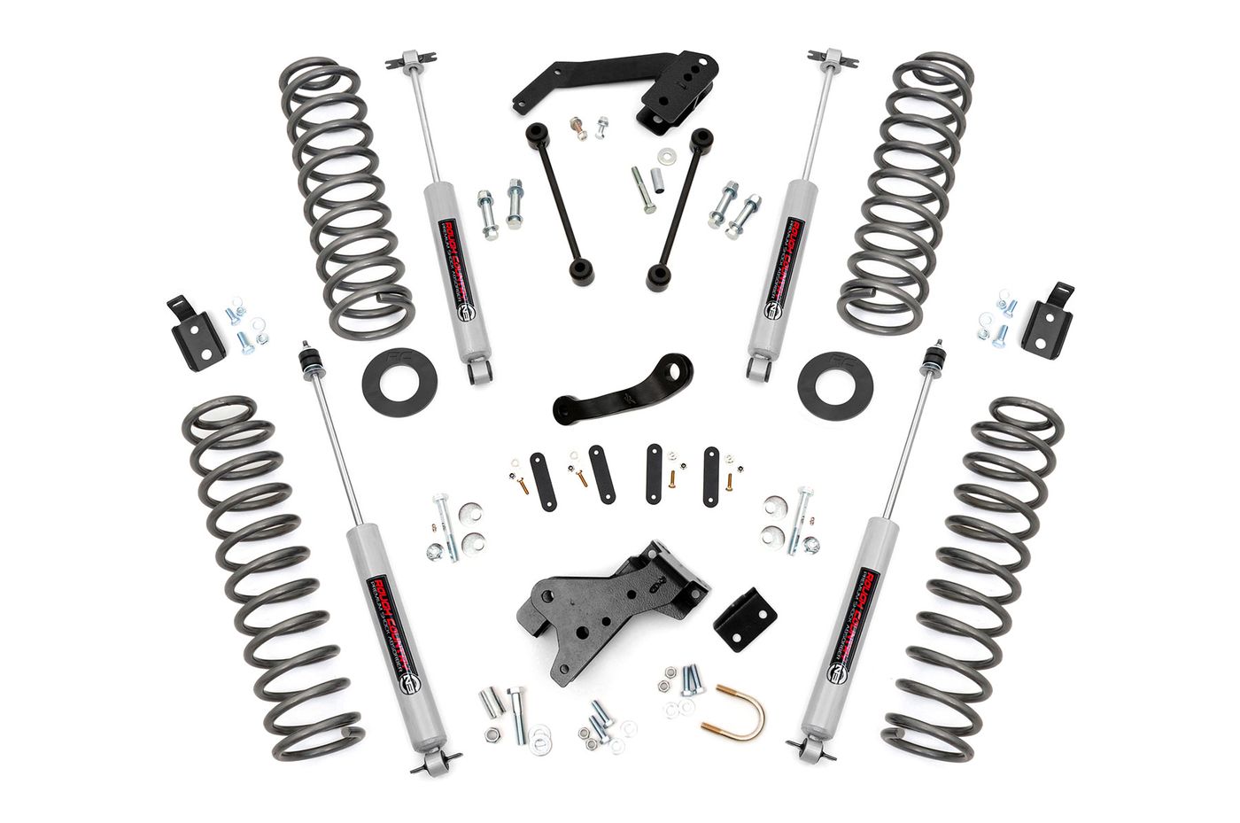 Rough Country 4 Inch Lift Kit | Jeep Wrangler JK 4WD (2007-2018)