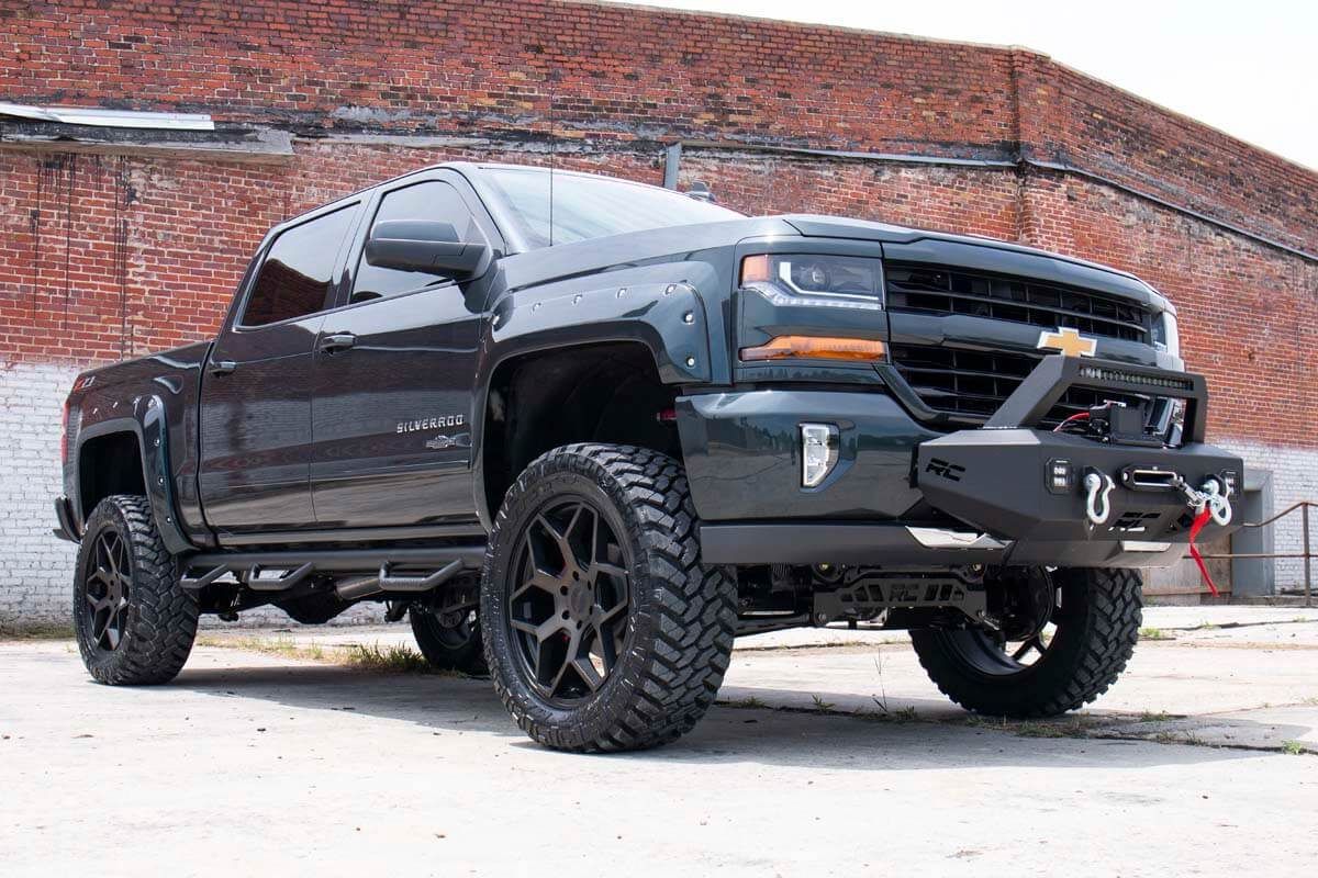 Rough Country Vertex 2.5 Reservoir Coilovers | Front | 6-7.5" | Chevy/GMC 1500 (07-18 & Classic)