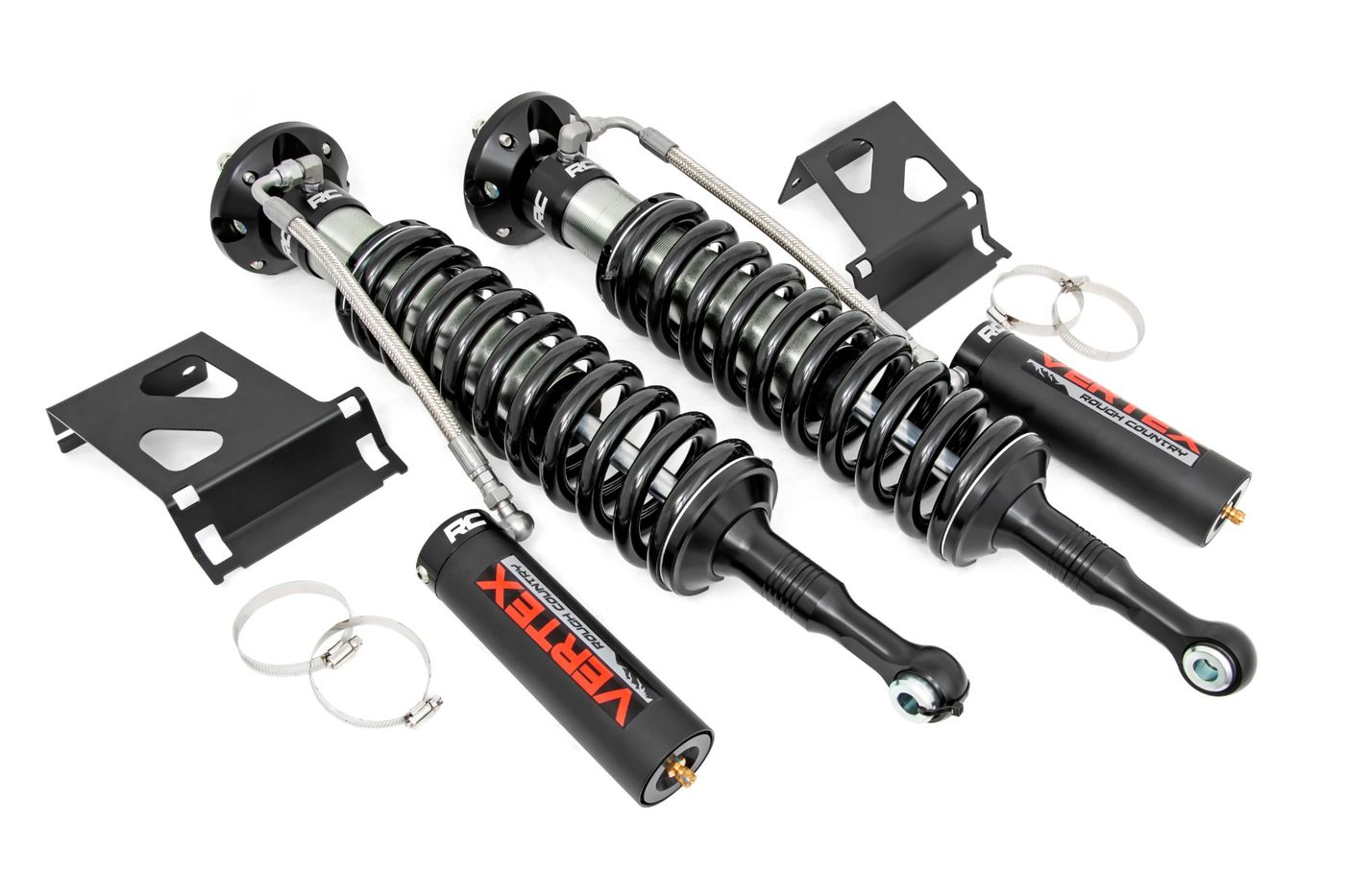 Rough Country Vertex 2.5 Reservoir Coilovers | Front | 3" | Toyota Tacoma 2WD/4WD (05-23)