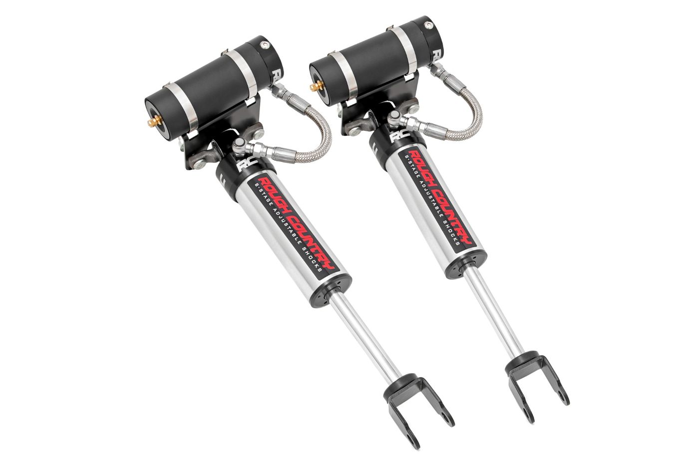 Rough Country Vertex 2.5 Reservoir Front Shocks | 3.5" | Chevy/GMC 2500HD (20-26)