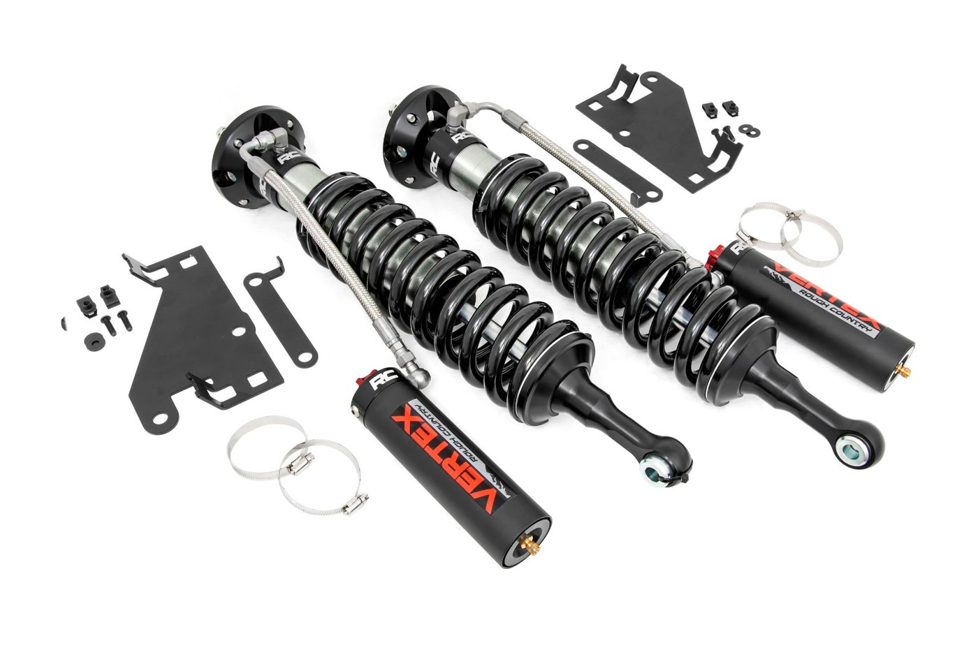 Rough Country Vertex 2.5 Reservoir Coilovers | Front | 3.5 Inch | Toyota Tundra 4WD (22-26)