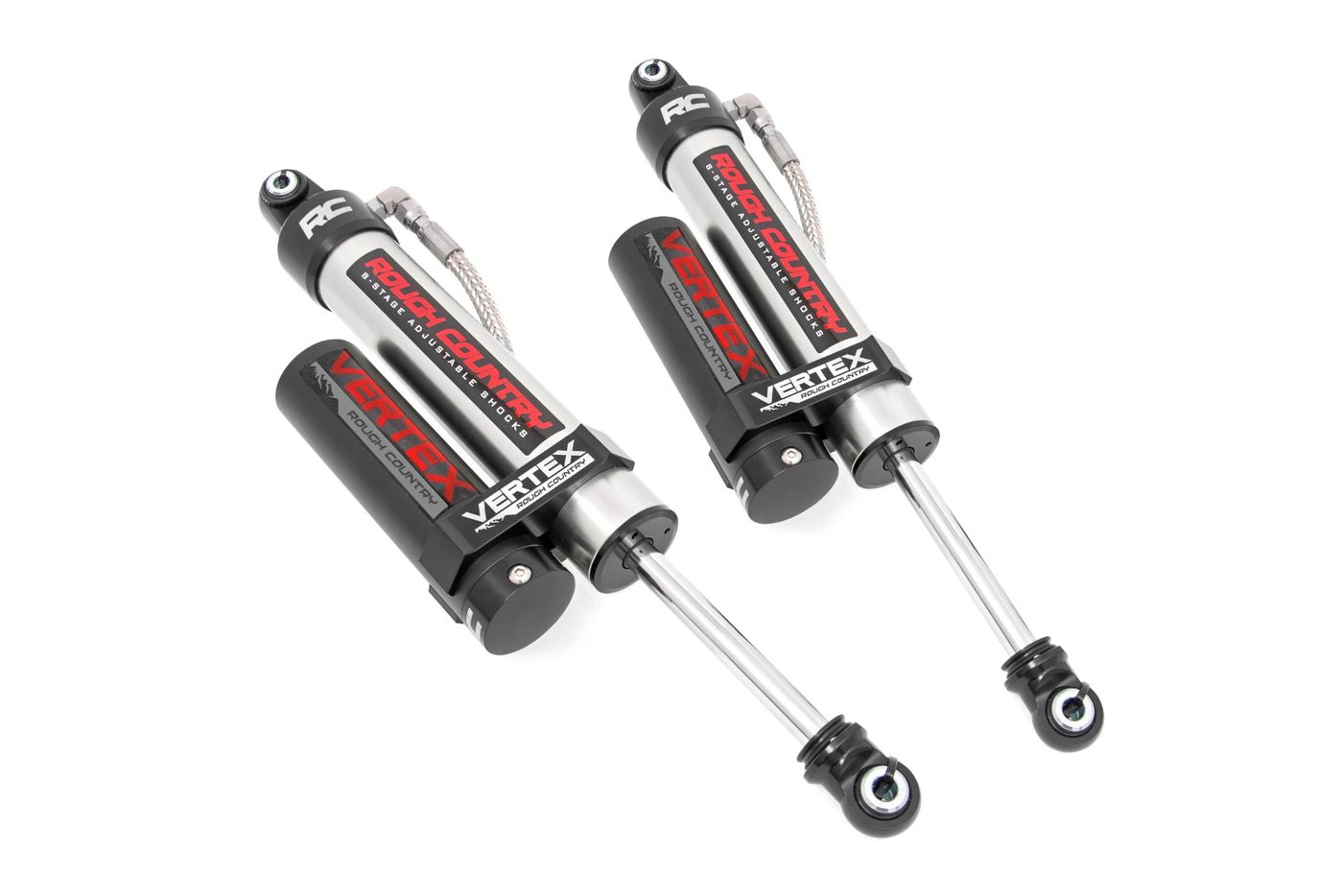 Rough Country Vertex 2.5 Reservoir Rear Shocks | 2-3.5" | Chevy/GMC 1500 (07-26)